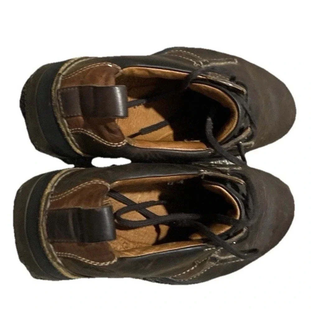 Timberland 73590 Waterproof Leather Oxford Shoes Mens 9.5 D Brown